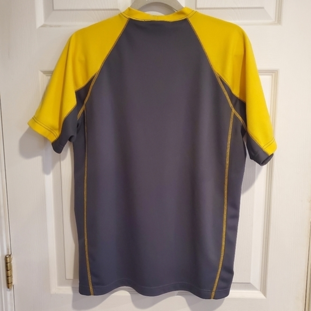 Hummer Athletic Shirt Yellow‎ and Gray Size Medium - Picture 3 of 7